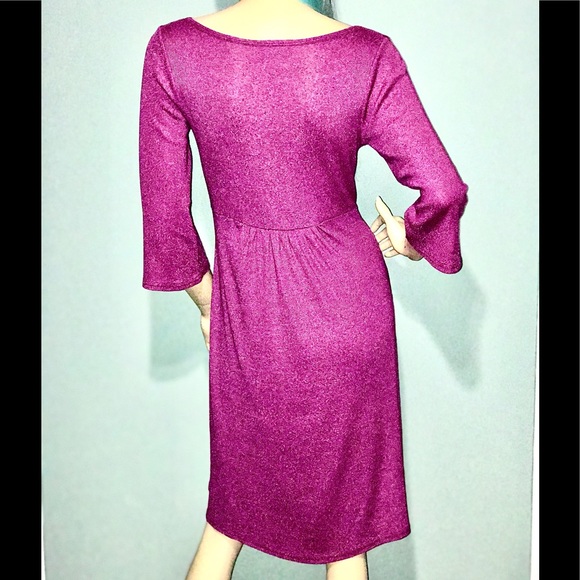 MICHEAL STARS • Fuchsia Crossbody Dress / (OSFM) - Picture 5 of 7